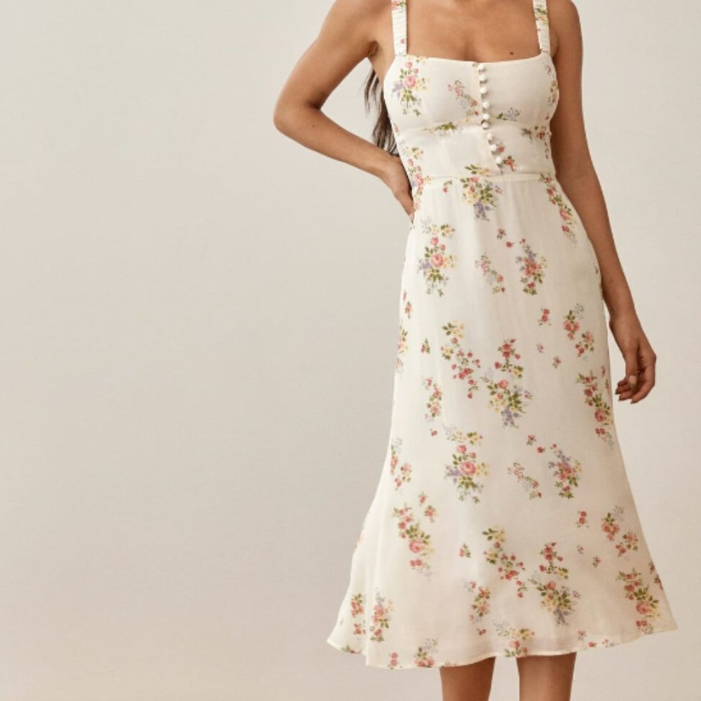 Reformation Camari Dress Color: Perfume - Picture 6 of 6